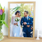 Cotton print of any Wedding photograph – Personalised 2nd Anniversary Gift