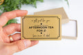 Custom gift voucher, golden ticket personalised promise voucher card for Christmas surprise or birthday present for him and her, iou coupon