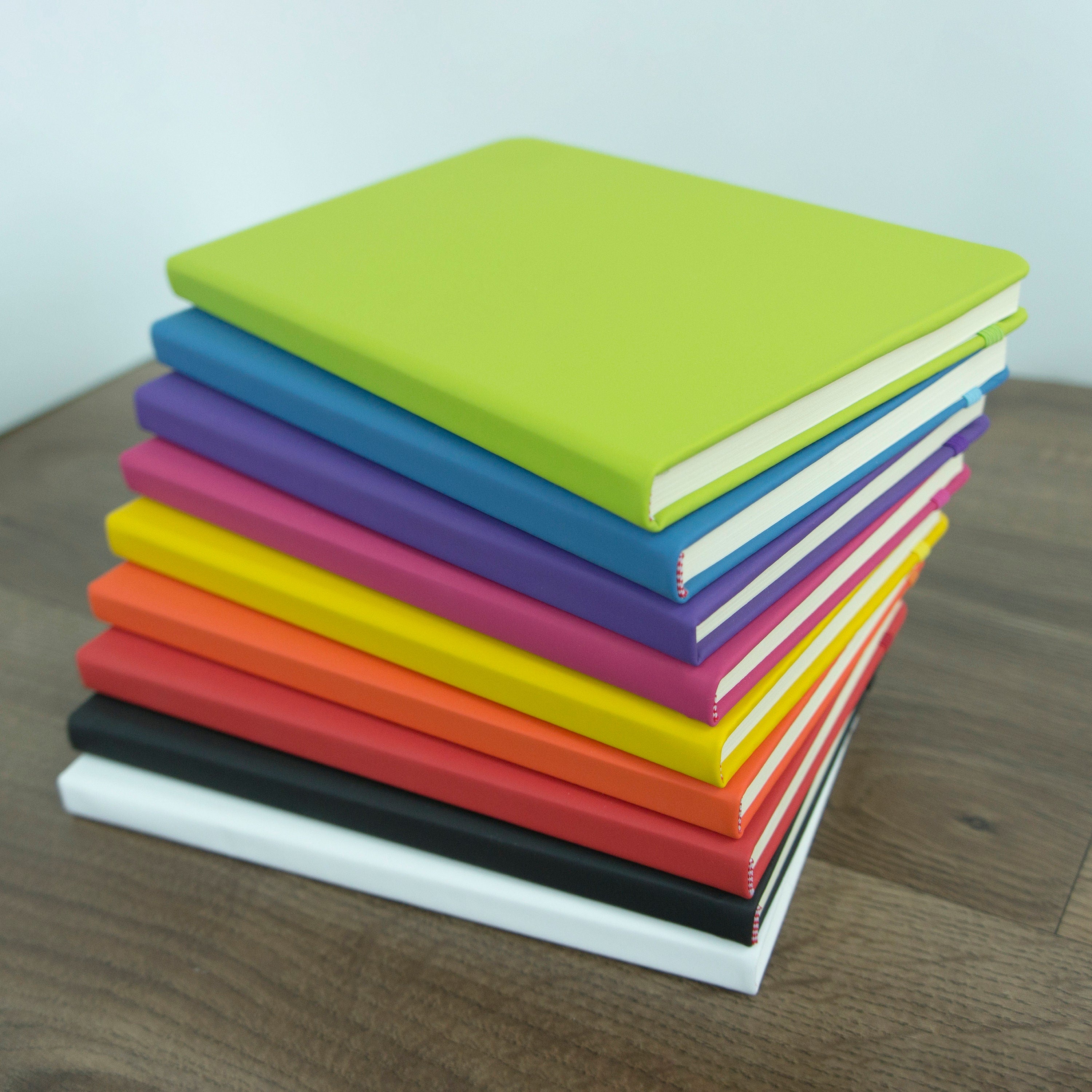 Mum's recipe book blank a5 vegan leather lined notebook