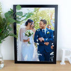 Cotton print of any Wedding photograph – Personalised 2nd Anniversary Gift