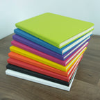 A5 ideas vegan leather notebook with personalised name