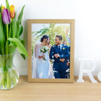 Cotton print of any Wedding photograph – Personalised 2nd Anniversary Gift