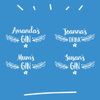 Gin Glass Tumbler: Personalised Mum Gift (Hand Etched, 10oz)