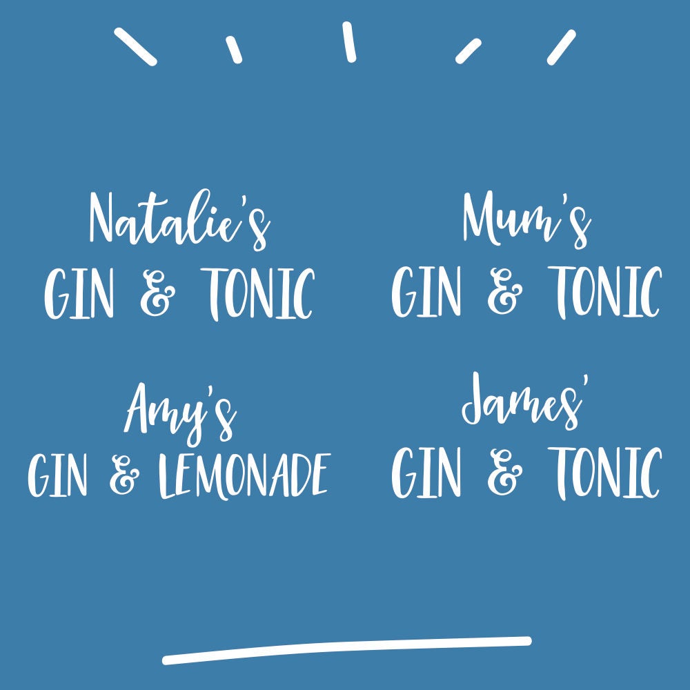 Personalised Engraved Gin Balloon Glass for Mum, gift for her, Copa Gin & Tonic Glass Hand Etched, Custom personalised glasses mum gift