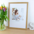 Print your photo for Mother's Day. Framed photo print of new mum