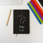Personalised Notebook: Zodiac Star Sign Design - Soft Cover