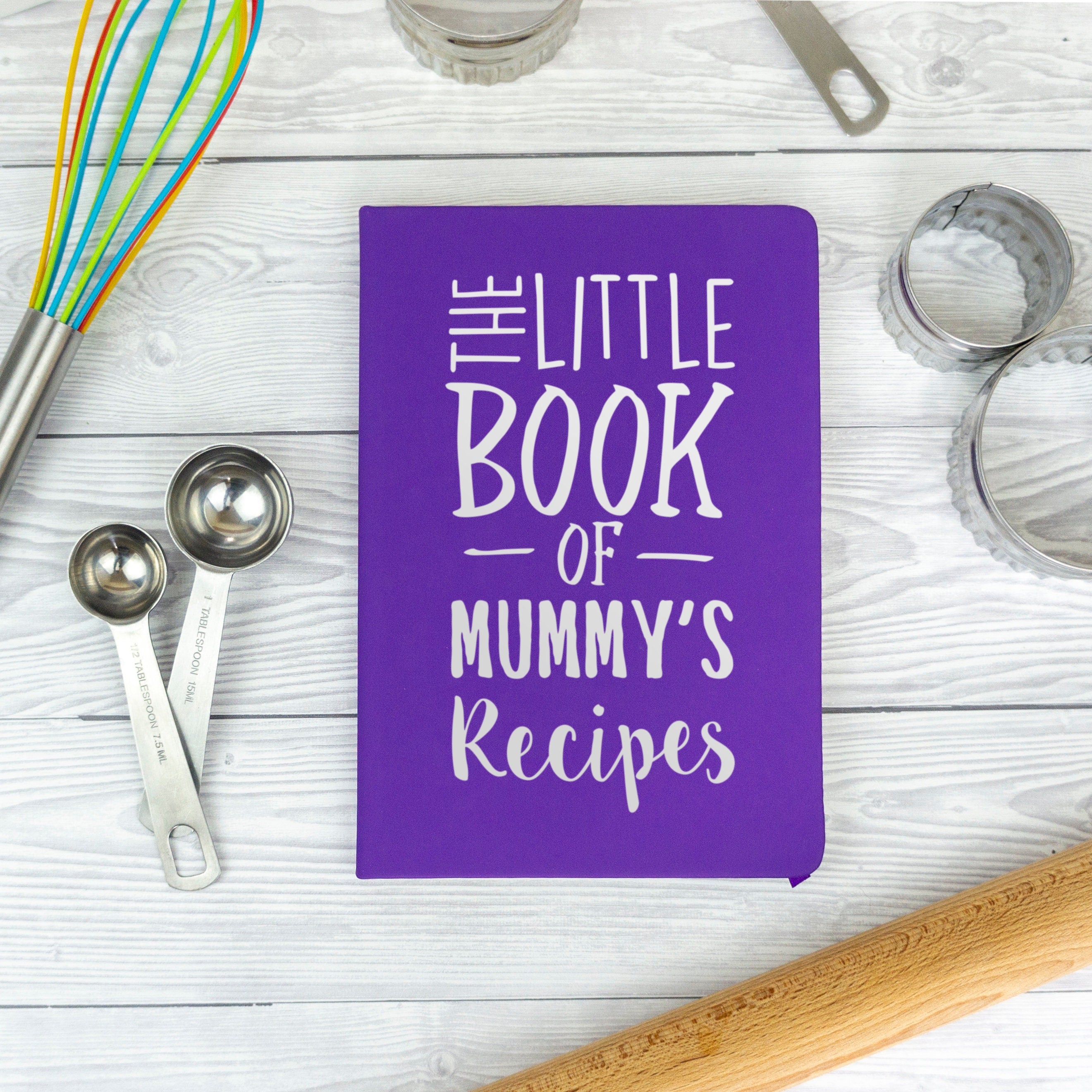 Personalised Recipe Book - blank A5 lined notebook