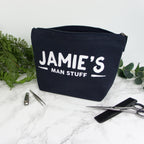 Men's Wash Bag personalised with name man stuff. gifts for men Custom Toiletries case, beard grooming case gifts for daddy gifts christmas