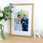 Cotton print of any Wedding photograph – Personalised 2nd Anniversary Gift