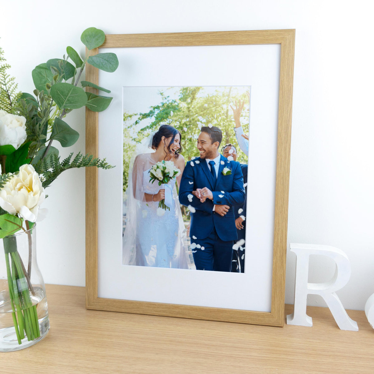 Cotton print of any Wedding photograph – Personalised 2nd Anniversary Gift