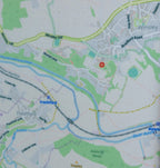 Custom Map Wall Art: Special Place Print - 2nd Cotton Anniversary