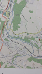 Where we first met map print for Valentine's Day or 1st Paper wedding anniversary