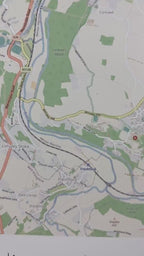 Where we first met map print for Valentine's Day or 1st Paper wedding anniversary